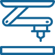 CNC Machine Icon - We invest in high quality CNC mills that are typically used to fabricate production molds.